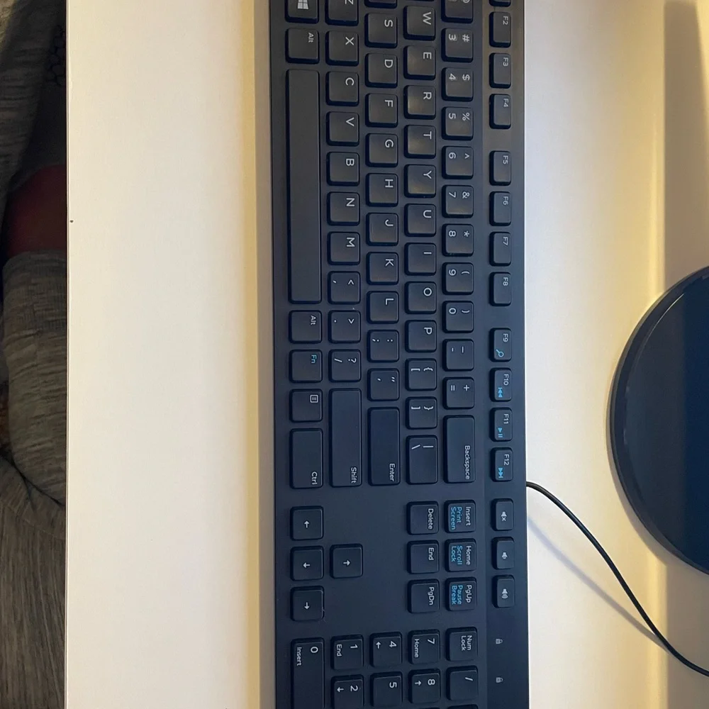 Wired DELL keyboard.